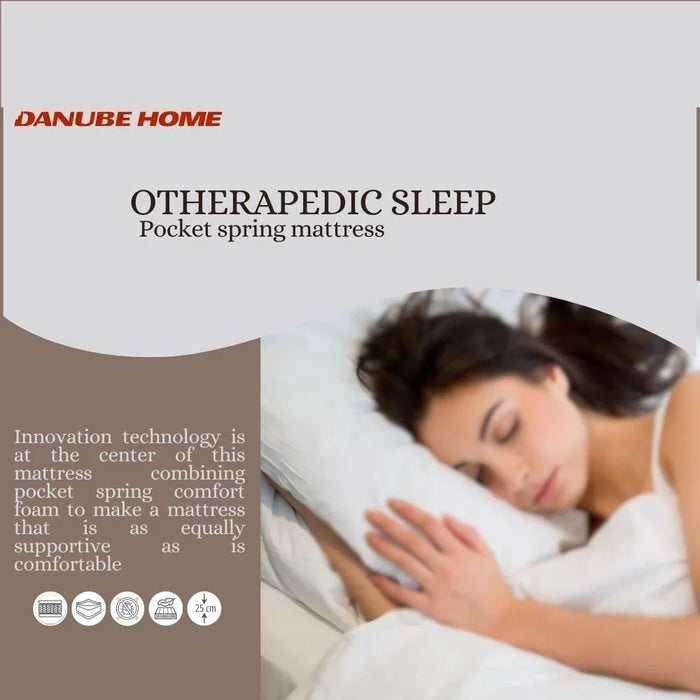 Otherapedic Sleep Pocket Spring Mattress- 90 X 200 X 25 Cm