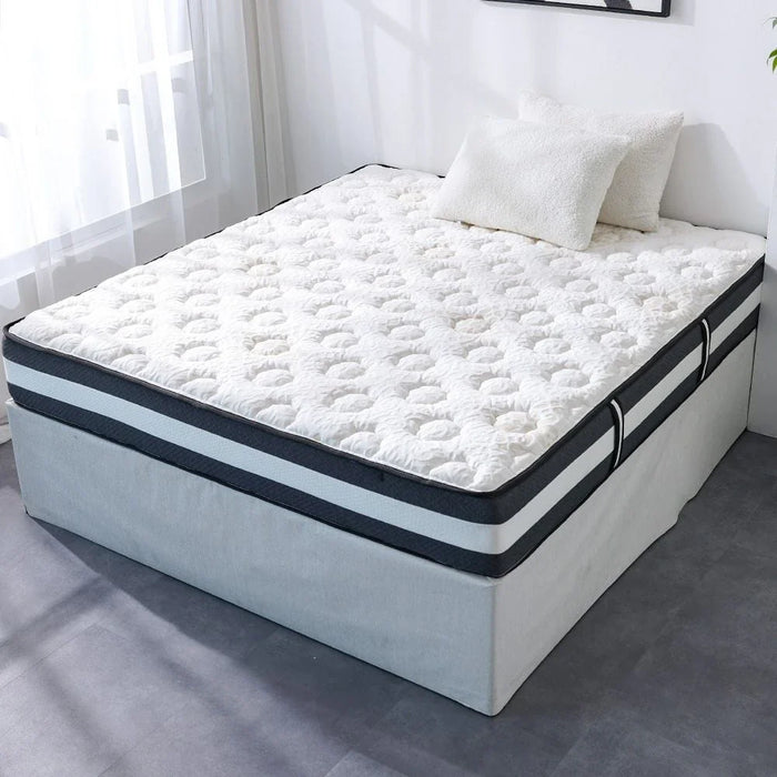 Luxuria Bonnell Spring Foam Queen Mattress-150x200x26 cm-With 7-Year Warranty