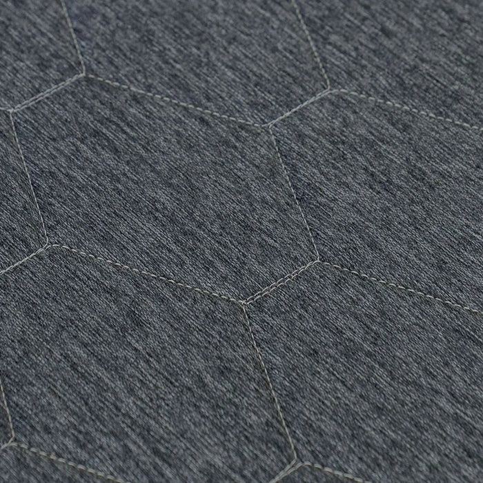 Zip Single Trifold Guest and Travel Foam Single Mattress-Grey-10 cm