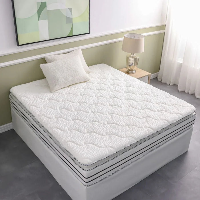 Royal Pillow Top Bonnel Side Encased Super King Mattress - 200x200x30 cm