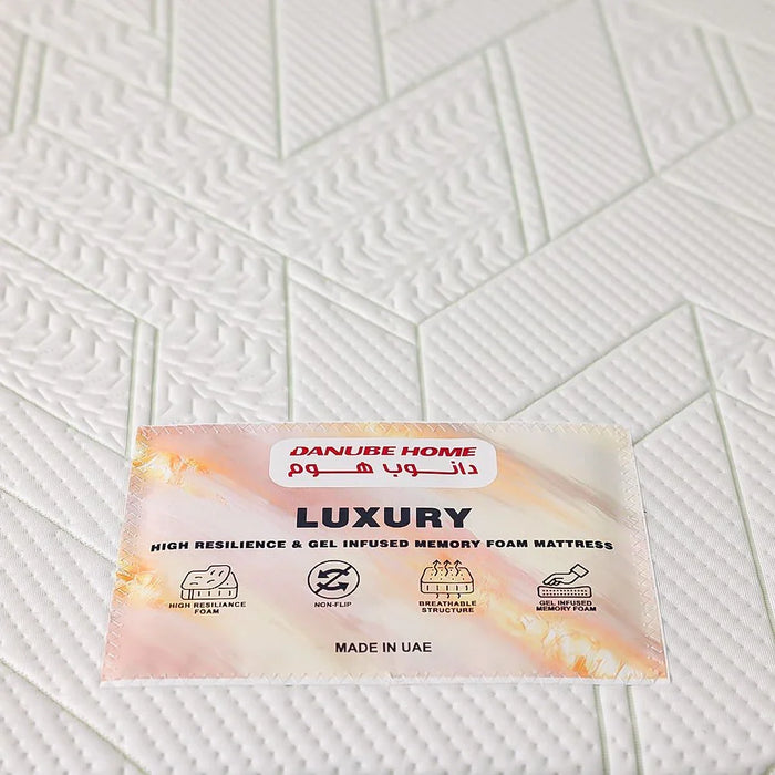 Luxury High Resilience foam Gel Infused Memory Foam Mattress with zip 90x200x30cmÊ
