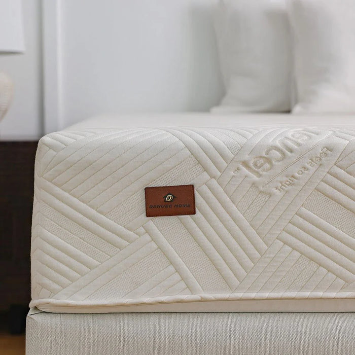 Tencel High Resilience Foam Gel Infused Memory Foam Super King Mattress with Zip - 200x200x25 cm - With 15-Year Warranty
