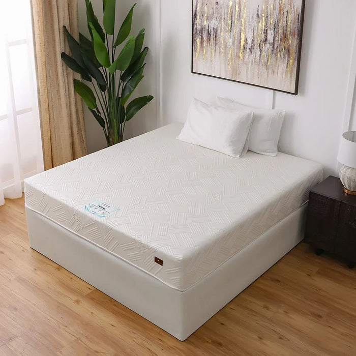 Tencel High Resilience Foam Gel Infused Memory Foam Super King Mattress with Zip - 200x200x25 cm - With 15-Year Warranty