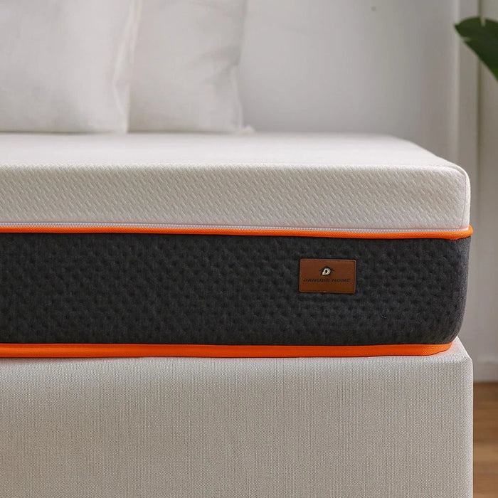 Water-Resistant Bonnell Spring Super King Mattress with PU Coated Fabric with Zip - 200x200x23 cm - With 10-Year Warranty
