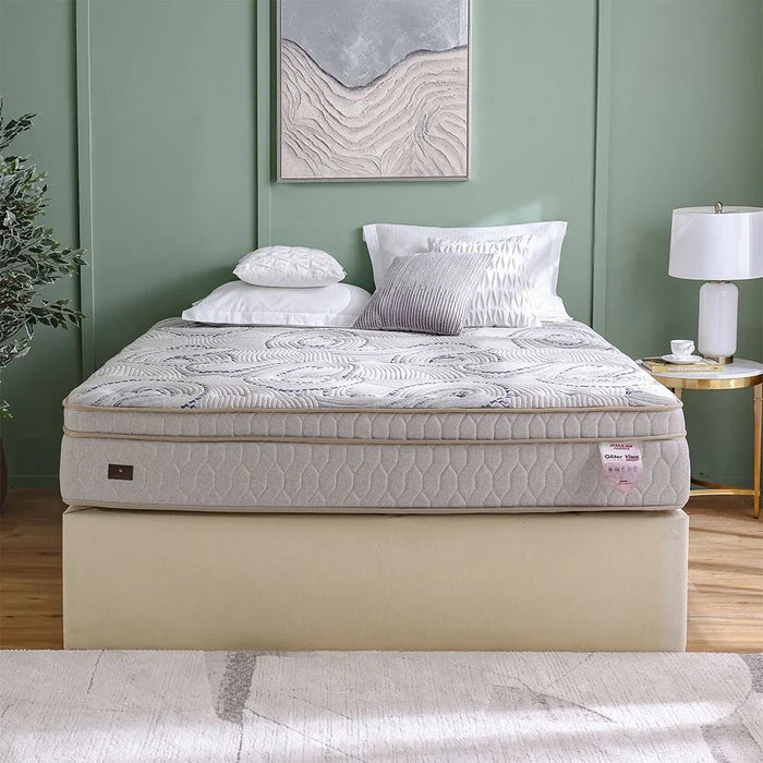 Gliter Visco Memory Foam & Latex Box Top Pocket Spring King Mattress - 180x200x30 cm - With 25-Year Warranty