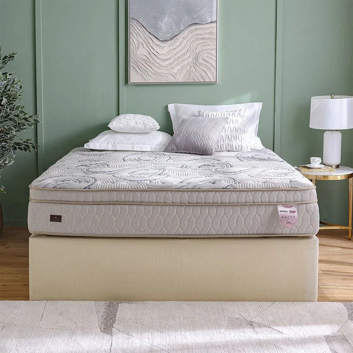Gliter Visco Memory Foam & Latex Box Top Pocket Spring Super King Mattress - 200x200x30 cm