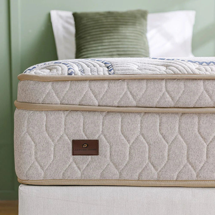 Gliter Visco Memory Foam & Latex Box Top Pocket Spring Single Mattress - 90x200x30 cm - With 25-Year Warranty