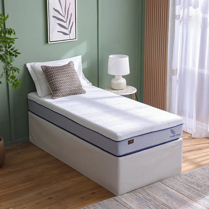 Breeze Gel Pro Visco Memory Foam Medium Soft Pocket Spring Mattress-120x200x25