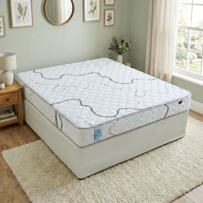 Prestige Memory Foam Bonnell Spring King Mattress - Foam Encased - 180x200x25 cm - With 5-Year Warranty