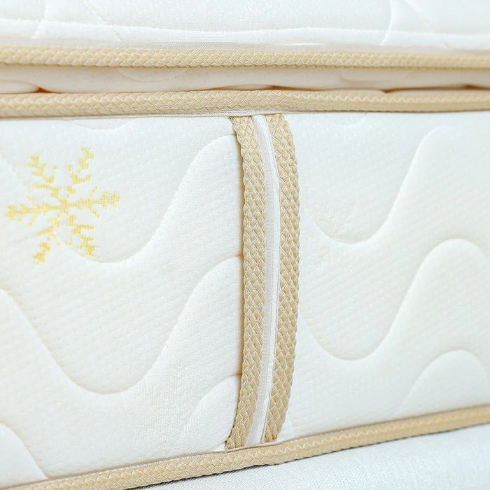 Rejuvenate Pillow Top Bonnell Spring Single Mattress - Foam Encased Edge Support - 90x190x30 cm - With 5-Year Warranty