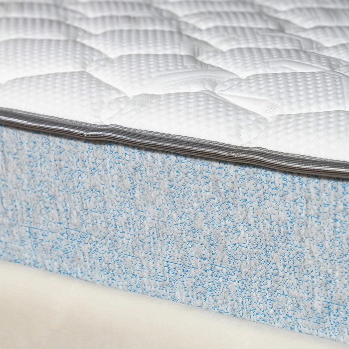 Freeze Gel Infused Visco Foam Pocket Spring Queen Mattress - 150x200x25 cm - With 10-Year Warranty