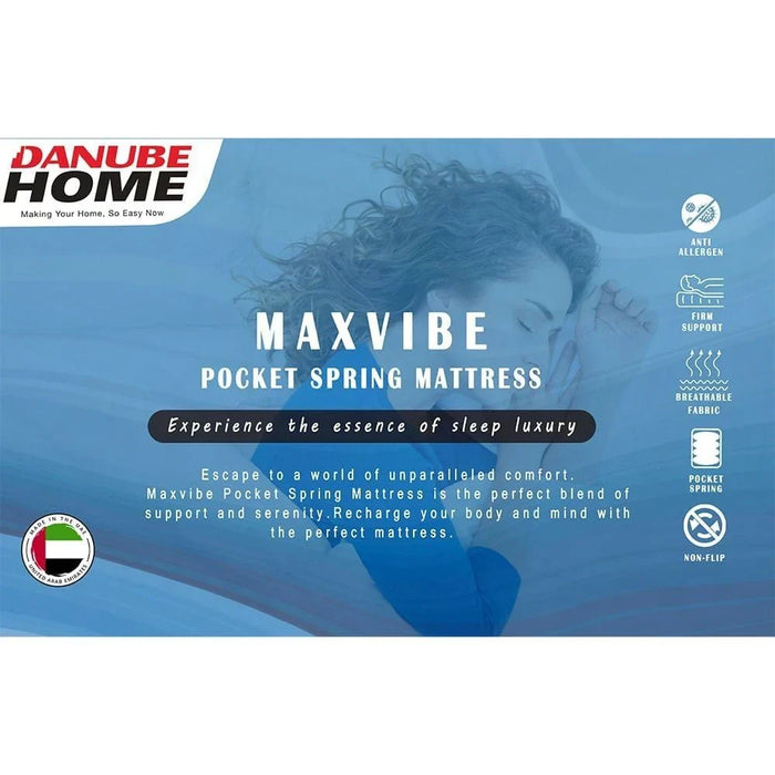 V2 Maxvibe Pocket Spring Mattressæ90 X 200 X 25Cm
