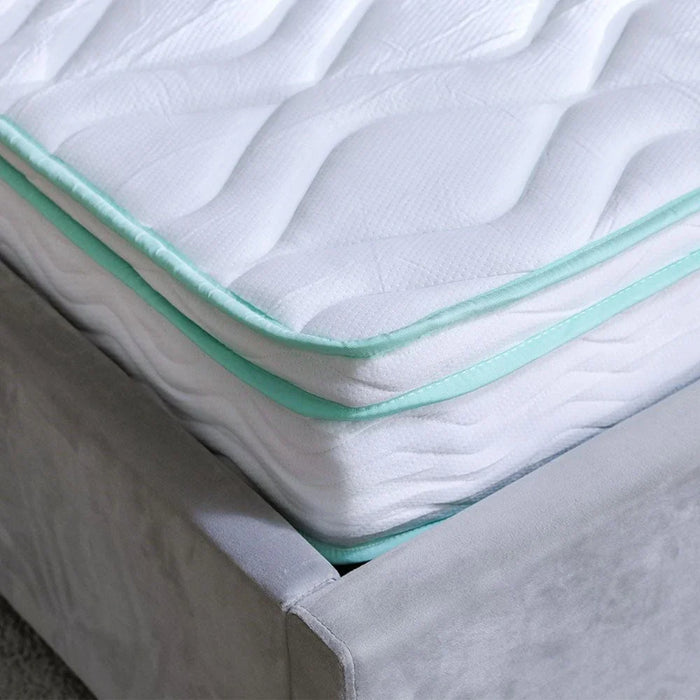 Cool Gel Memory Foam Bonnell Spring Medium Firm King Mattress 180x200x22 cm-With 5-Year Warranty