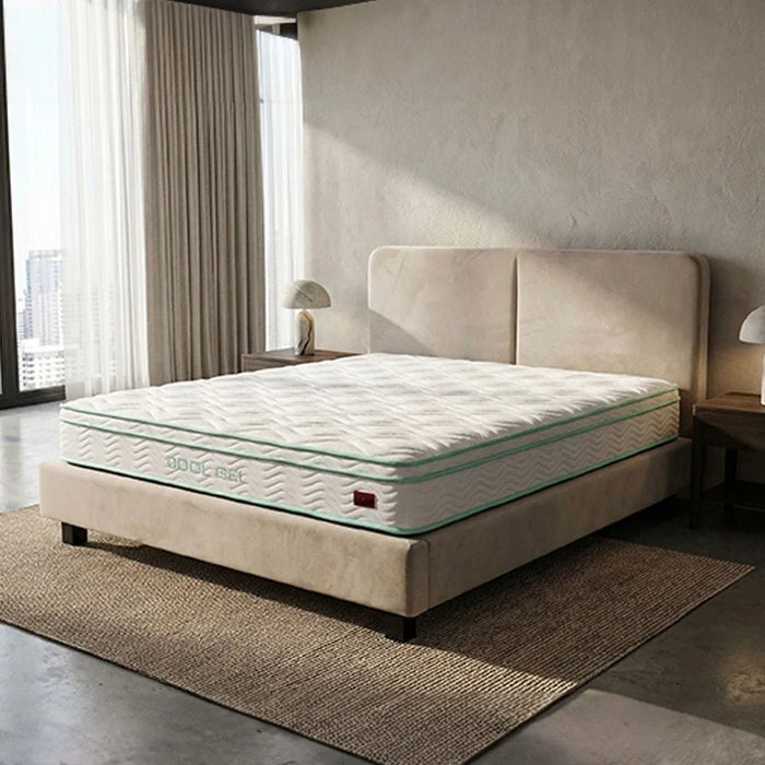 Cool Gel Memory Foam Bonnell Spring Mattress 150x200x22 cm-With 5-Year Warranty