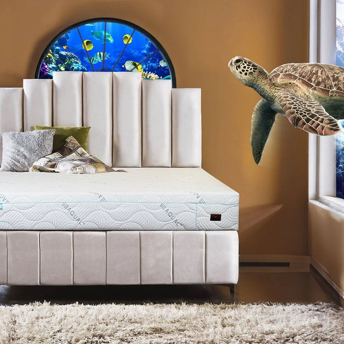 Seaqual Gel Memory Foam Single Mattress-90x190x25 cm-With 10-Year Warranty