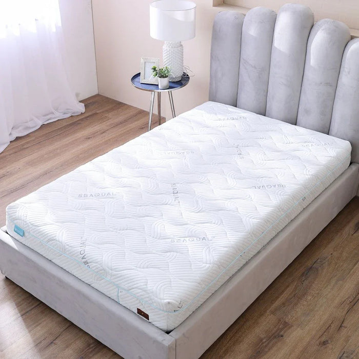 Seaqual Gel Memory Foam Single Mattress-90x190x25 cm-With 10-Year Warranty