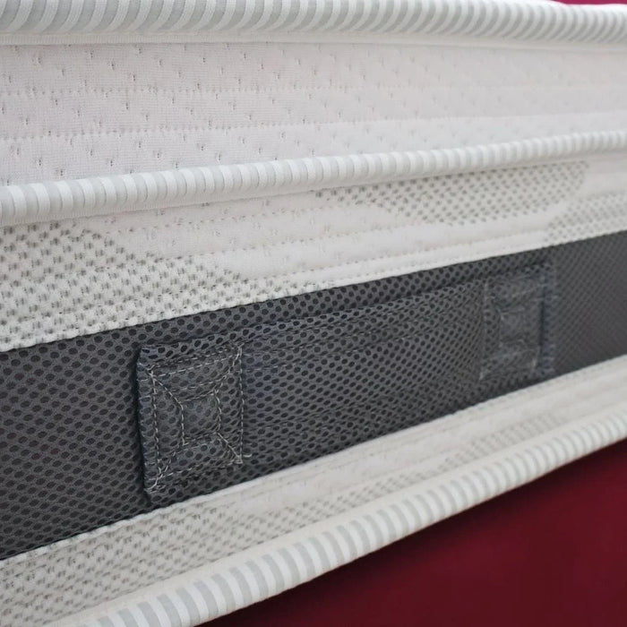 Copper Pocket Spring Antibacterial & Infused Memory Foam Super King Mattress-200x200x25 cm-With 20-Year Warranty