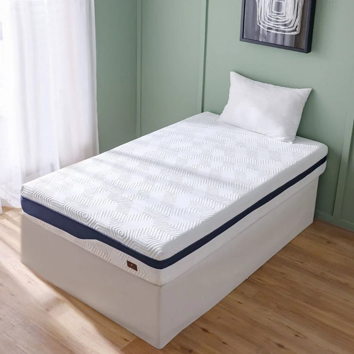 Heatless 7 Zone Hybrid Gel Memory Foam Queen Mattress - 150x200x25 cm
