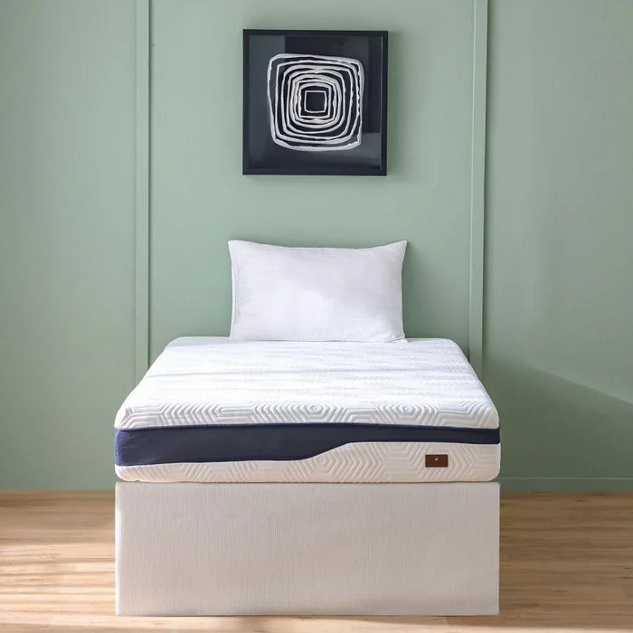 Heatless 7 Zone Hybrid Gel Memory Foam Queen Mattress - 150x200x25 cm