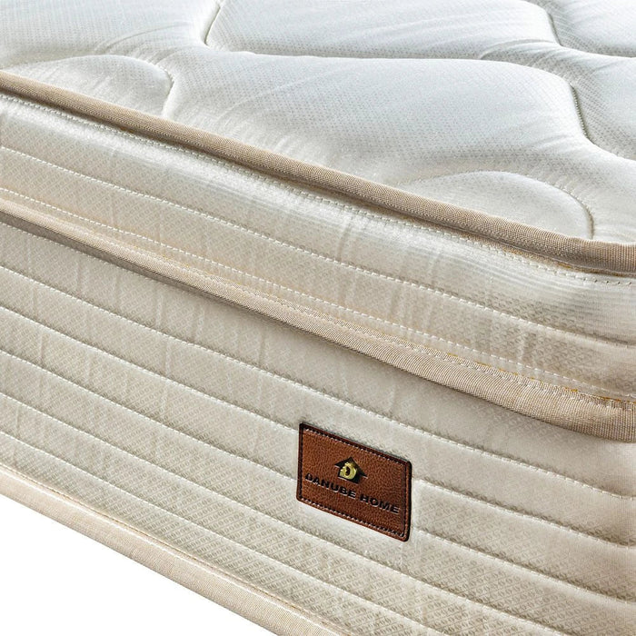Zinus Euro Top 3 Zone Pocket Spring with Side Foam Encased Super King Mattress - 200x200x26 cm - With 5-Year Warranty