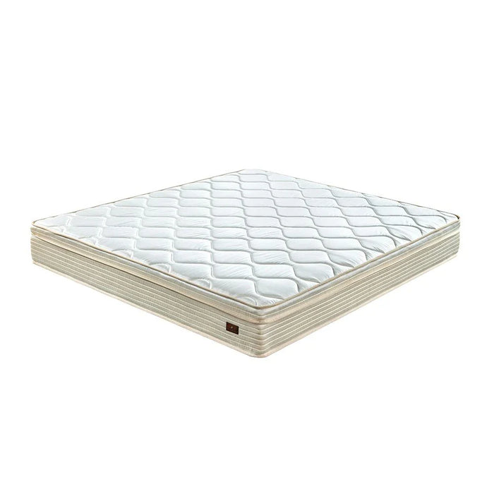 Zinus Euro Top 3 Zone Pocket Spring with Side Foam Encased Super King Mattress - 200x200x26 cm - With 5-Year Warranty