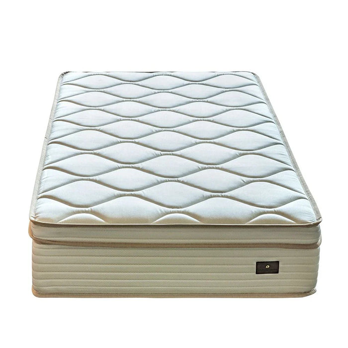 Zinus Euro Top 3 Zone Pocket Spring with Side Foam Encased Single Mattress - 90x190x26 cm - With 5-Year Warranty