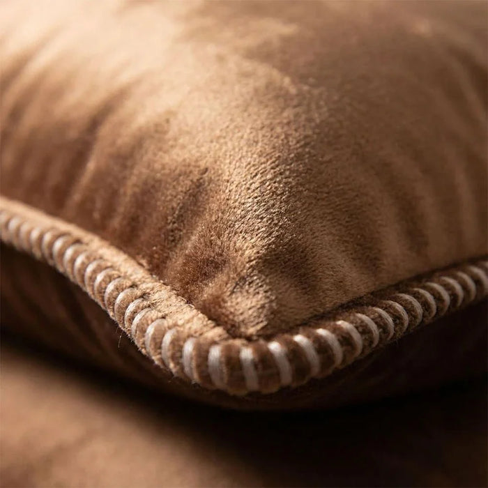 Laurel Cushion Cover  - Brown - 45x45 cm