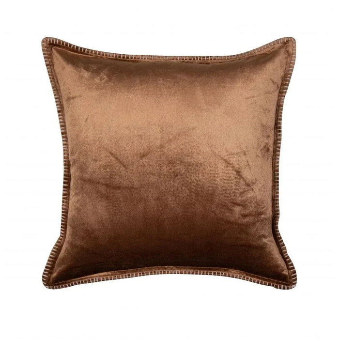 Laurel Cushion Cover  - Brown - 45x45 cm