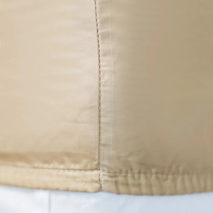Serene 3-Pc Cotton Queen Fitted Sheet Set - Beige - 160x200 cm + 35 cm, 50x75 cm