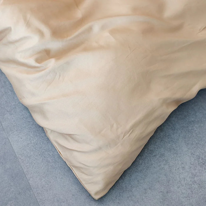 Serene 3-Pc Cotton Super King Duvet Cover Set - Beige - 260x220 cm, 50x75 cm