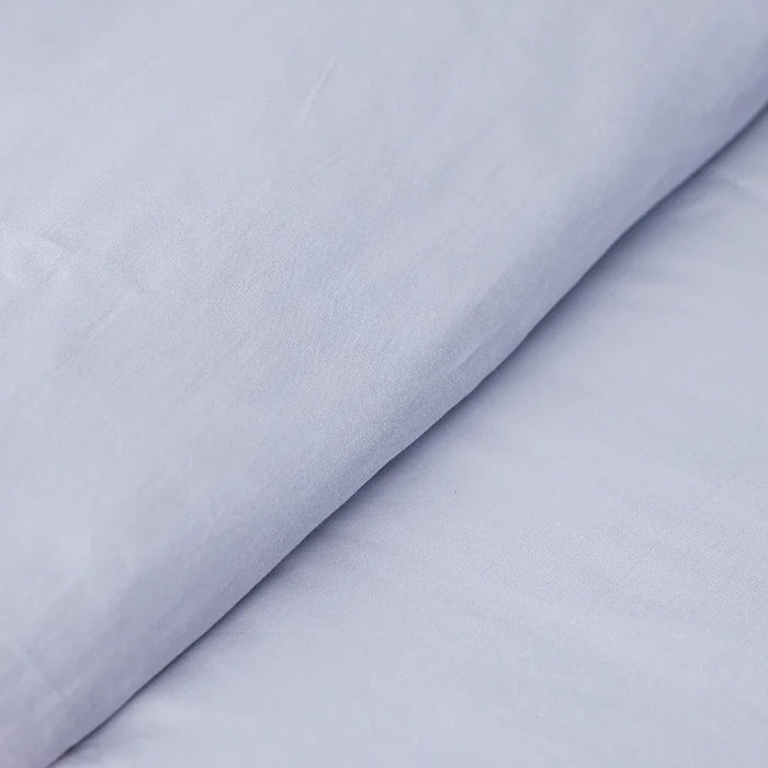 Serene 3-Pc Cotton Super King Duvet Cover Set - Grey - 260x220 cm,50x75 cm
