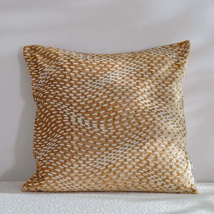 Pearl Wave Cushion Cover -  Beige - 45x45 cm