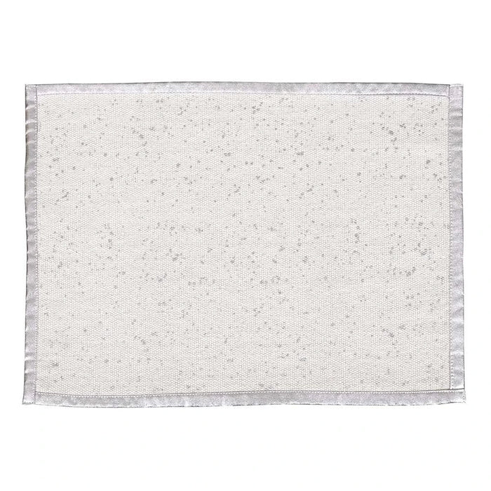 Pearl Placemat  Natural/Silver 33x45 CM