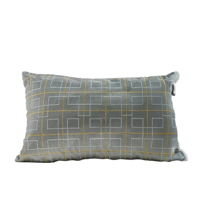 Embroidered Cushion Cover - Grey - 30x50 cm