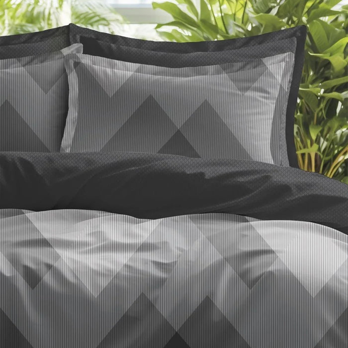 AW25 Bliss 6- Piece Super King Comforter Set 260X260 Cm Black