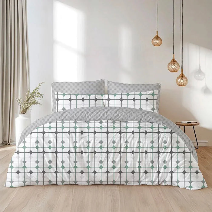 AW25 Bliss 6- Piece King Comforter Set 240X260 Cm Green