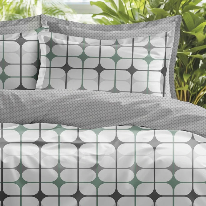AW25 Bliss 6- Piece Super King Comforter Set 260X260 Cm Green