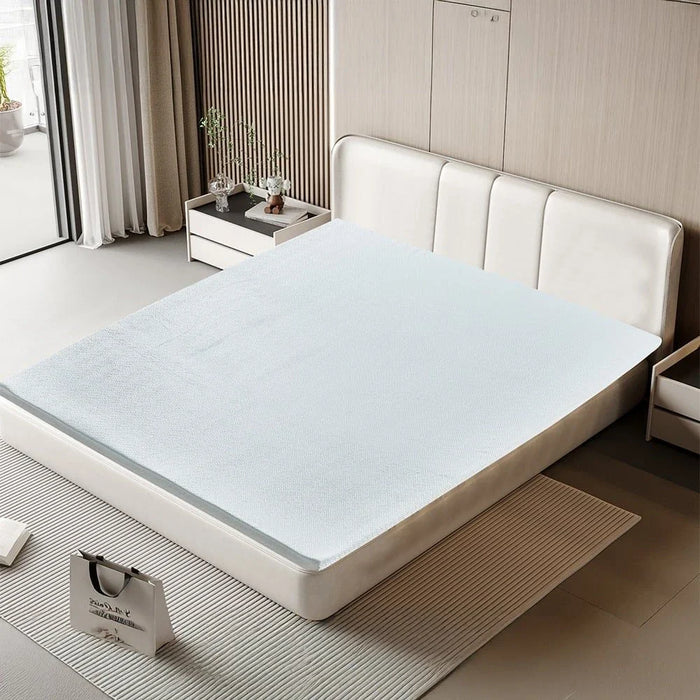 Dreamscape Flat Gel Memory Form Mattress Topper 200X200X5 Cm White