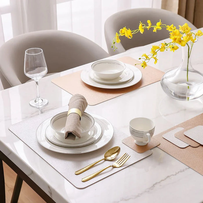 Majestic Round Metal Napkin Ring-Set of 4-Matt Gold