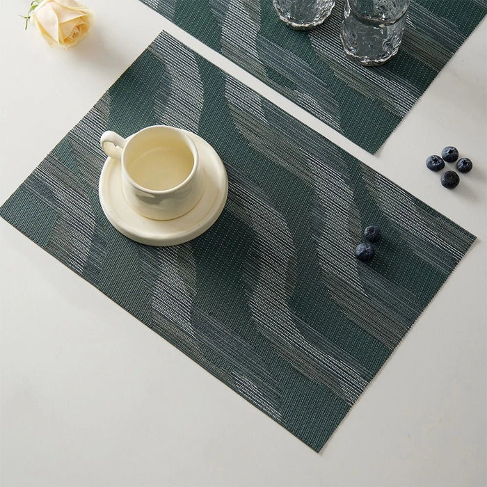 Esther Textline Placemats 45X30Cm Grey