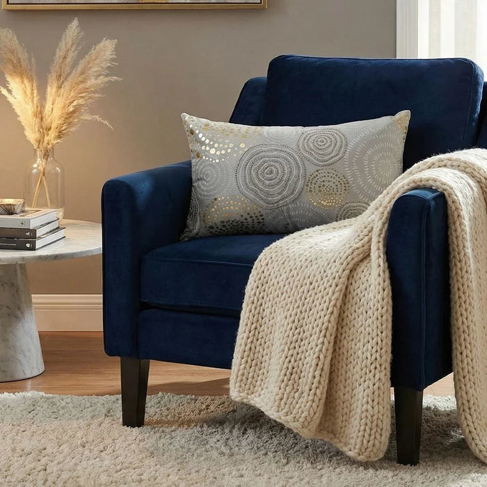 Gleam Velvet Cushion Cover - Blue - 30x50 cm