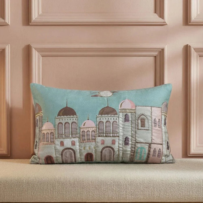 Gleam Velvet Cushion Cover - Turquoise - 30x50 cm
