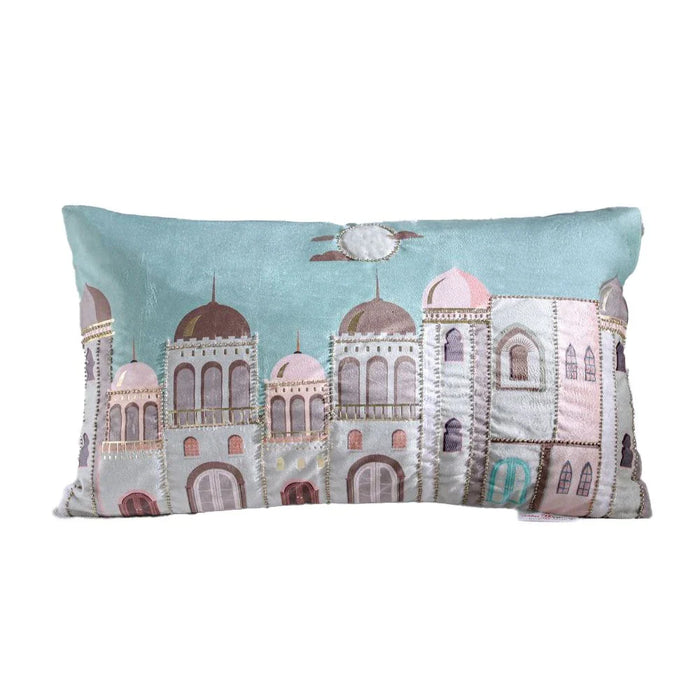 Gleam Velvet Cushion Cover - Turquoise - 30x50 cm