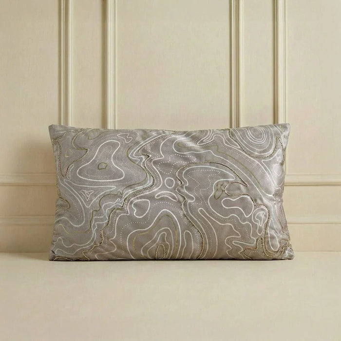 Gleam Velvet Cushion Cover - Dark Grey - 30X50 cm
