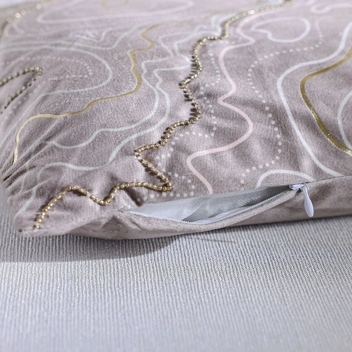 Gleam Velvet Cushion Cover - Dark Grey - 30X50 cm