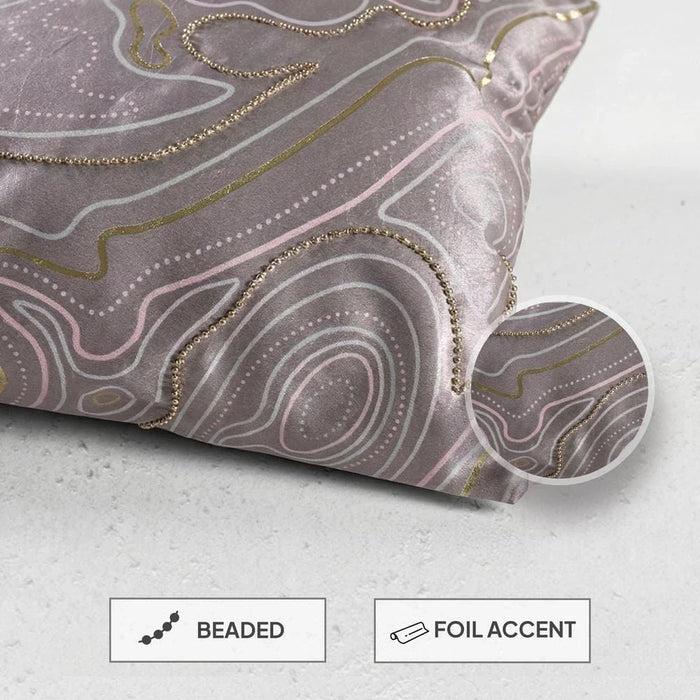 Gleam Velvet Cushion Cover - Dark Grey - 30X50 cm