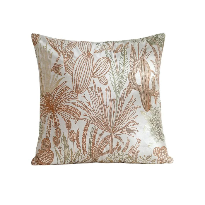 Gleam Floral Velvet Cushion Cover - Multicolor - 45x45 cm