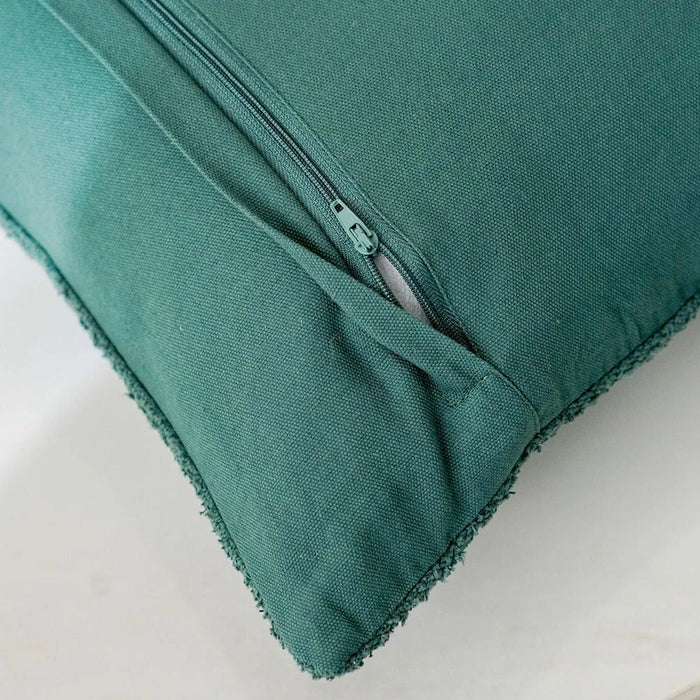 Gleam Dyed Boucle Cushion Cover - Green - 45x45 cm