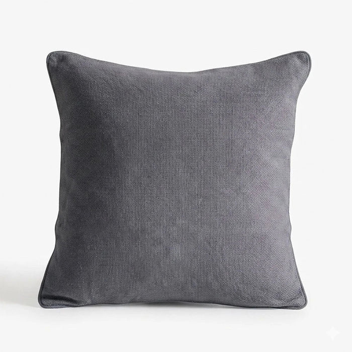 Gleam Dyed Matti Weave Cushion Cover - Grey - 45x45 cm