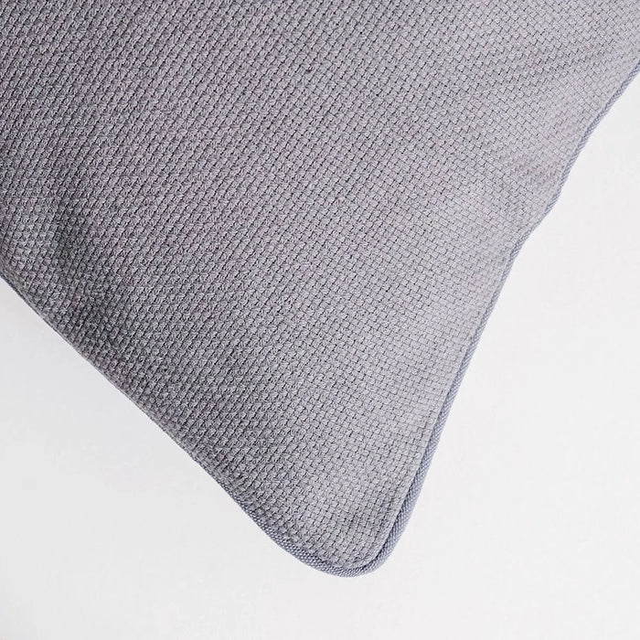 Gleam Dyed Matti Weave Cushion Cover - Grey - 45x45 cm